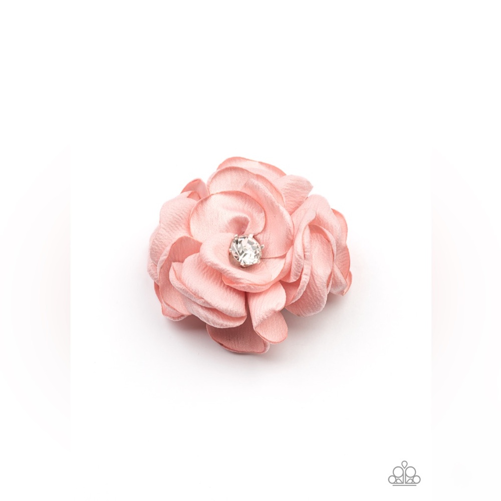Pampered in Petals - Pink Hair Clip